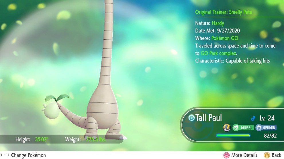 Alolan Exeggutor Pokemon Let’s Go