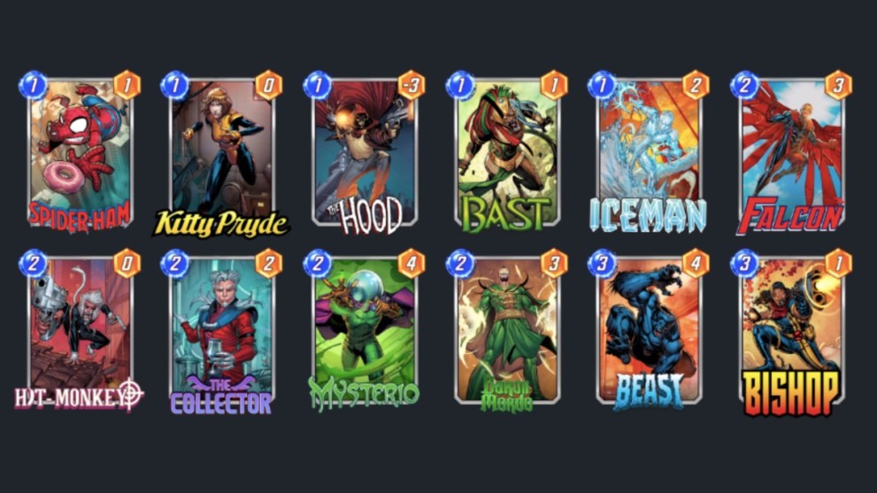 Bouncing Spider-Ham deck in Marvel Snap