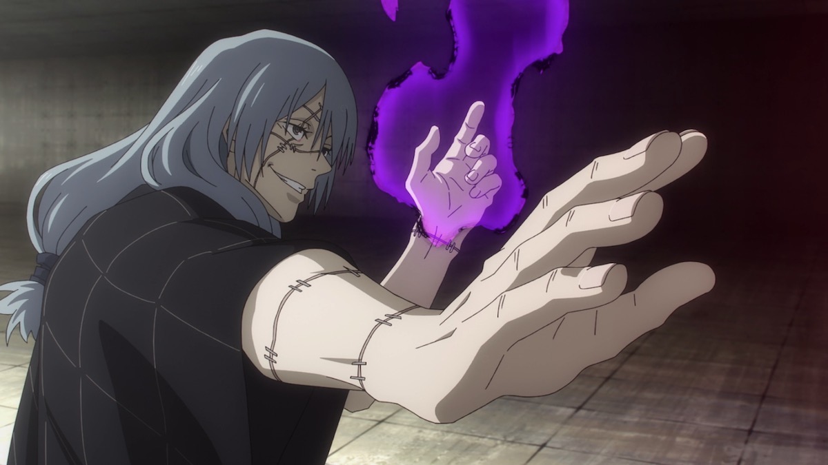 Mahito prepares to do battle in Jujutsu Kaisen