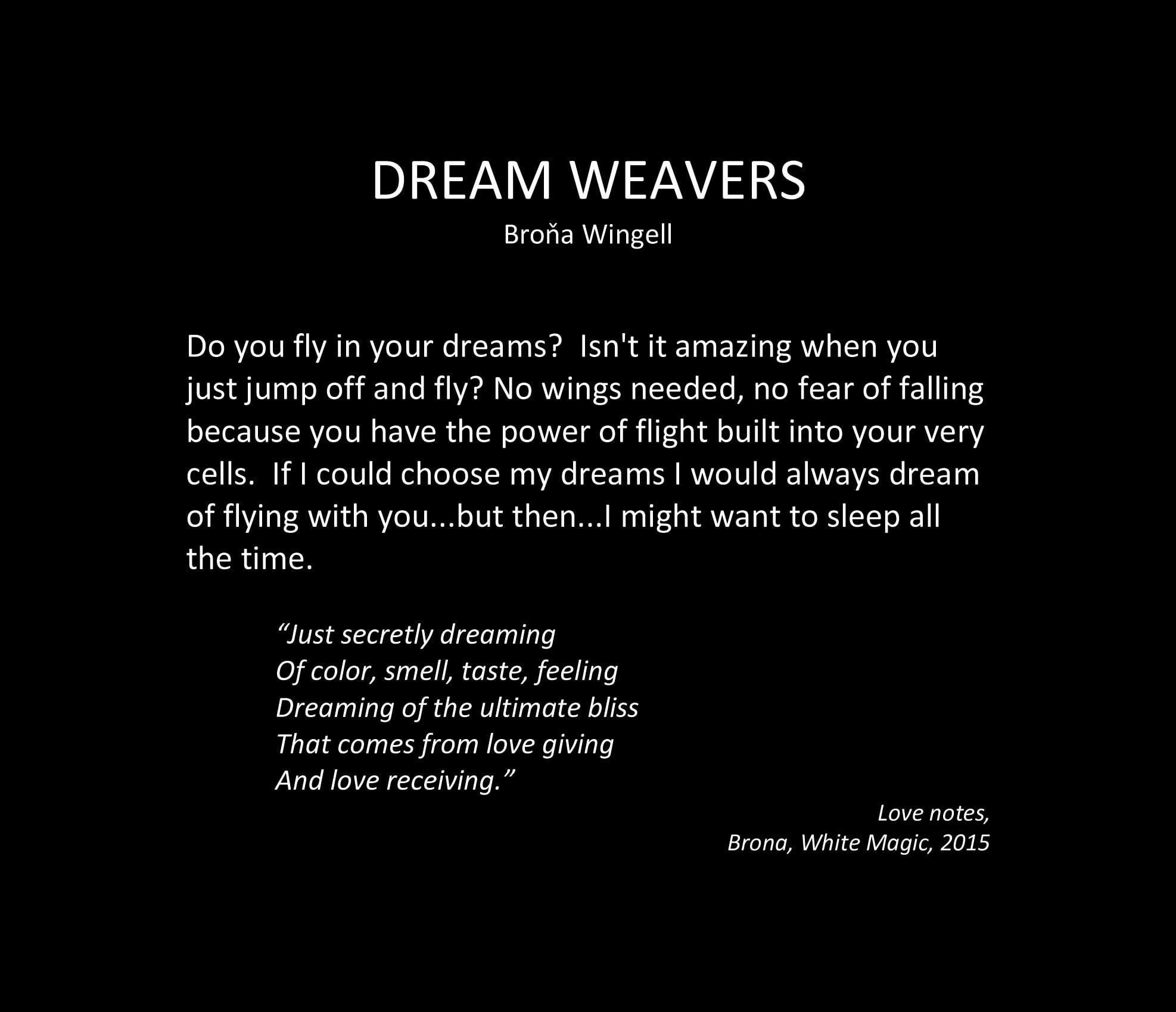 Dream Weavers (2017) Brona Wingell Twin Flames Visionary Art