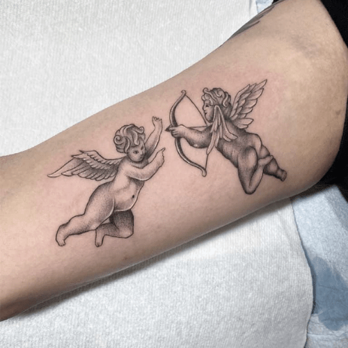 111 Unique Twin Flame Tattoo Ideas That Are Actually Irresistible - Twin Flames Universe 500_x_500_png