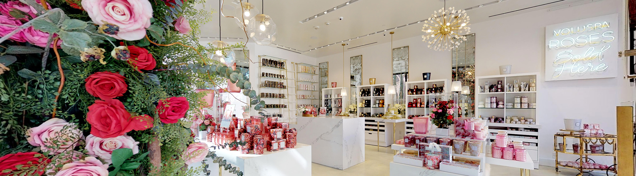 3D Retail Virtual Tour of Voluspa Luxury Candle Store in Fashion Island