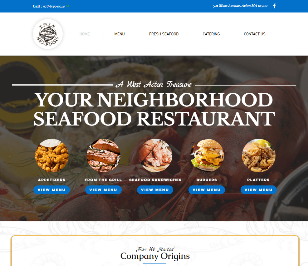 Twin Seafood Acton Acton (978)6350010