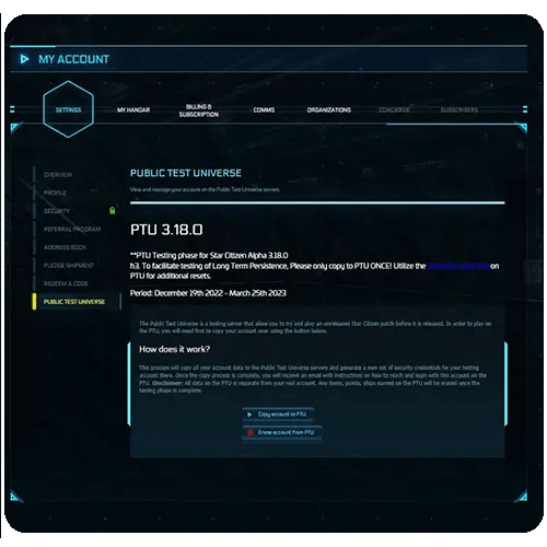How to Get Into the Star Citizen PTU in 5 Simple Steps Including 3.18