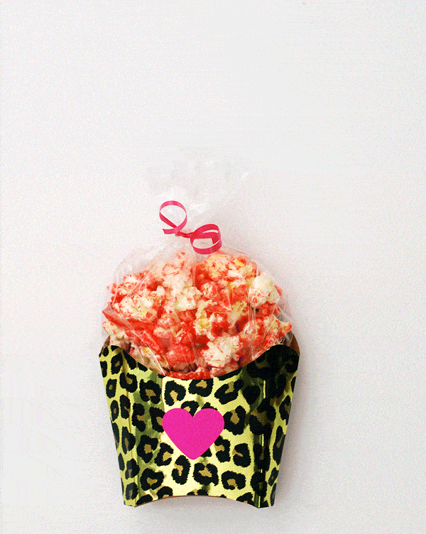 Valentine’s Day Red Hot Popcorn Twin Stripe