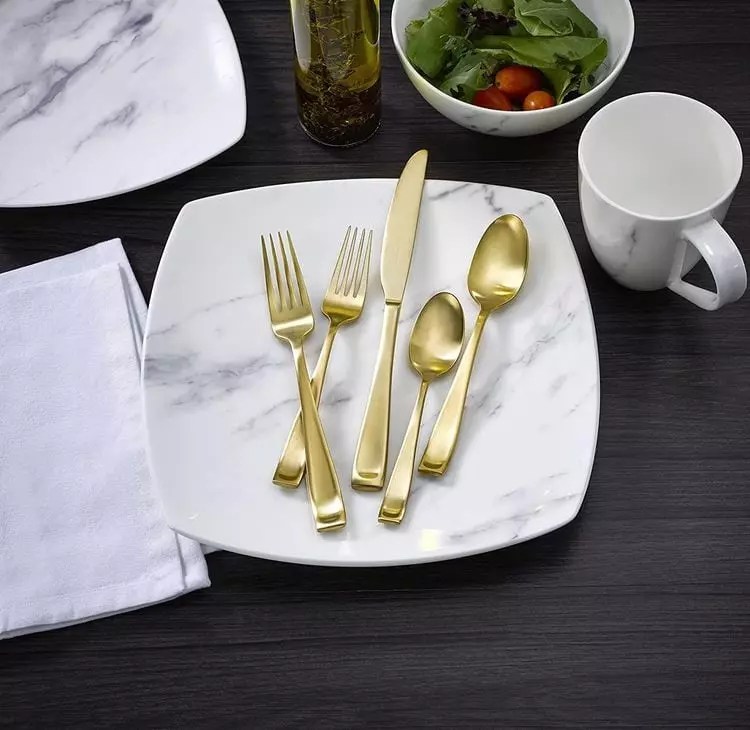 Best Dishwasher Gold Flatware In 2021 Twin Stripe