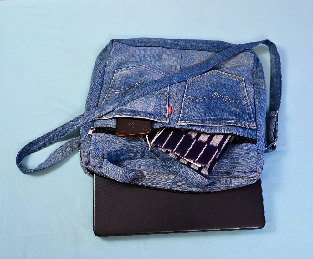 Denim Laptop Bag Twirl®