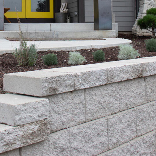 Integrity Retaining Wall System Twisted Elements