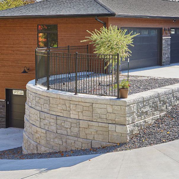 Rib Rock Landscape Block Twisted Elements