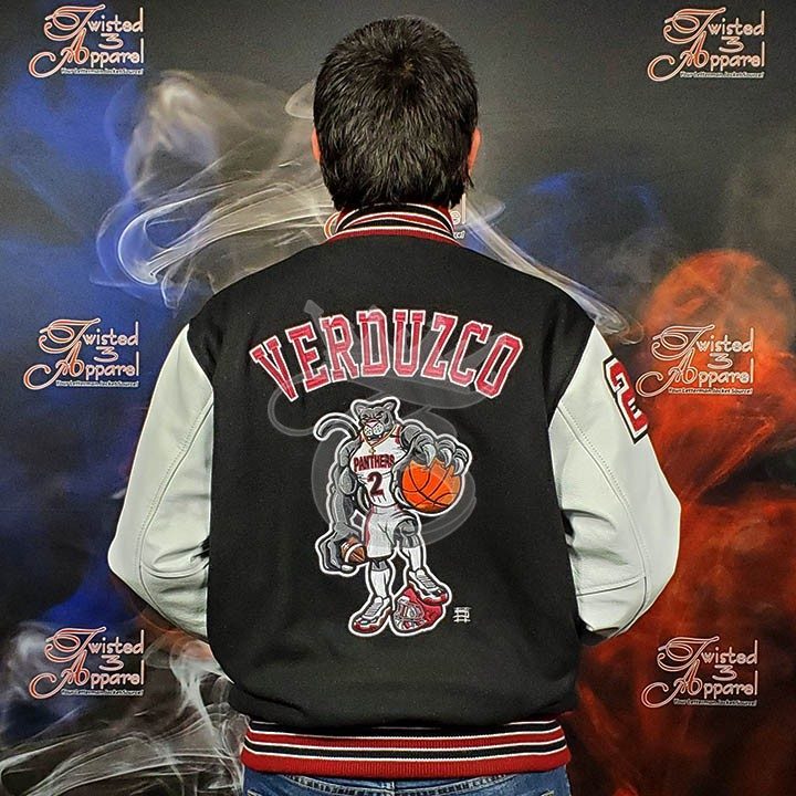 Modesto Verduzco Custom Letterman Jackets Twisted3 Apparel