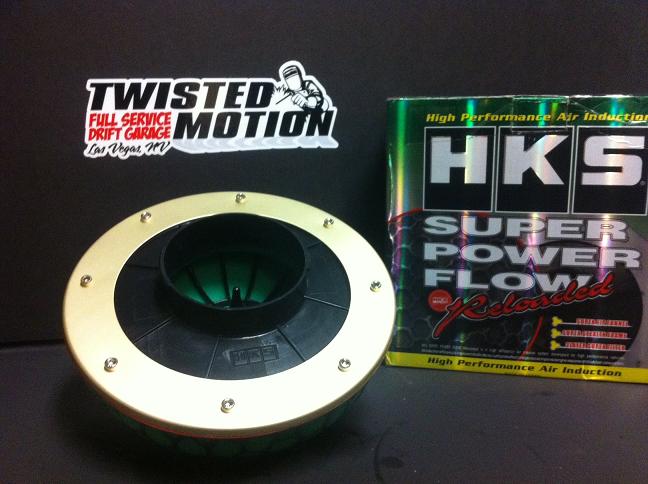 HKS 3 Inch Air Filter Twisted Motion Las Vegas