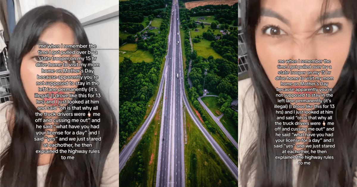 ‘I drove like this for 13 hrs.’ A Woman Was Pulled Over For Driving In