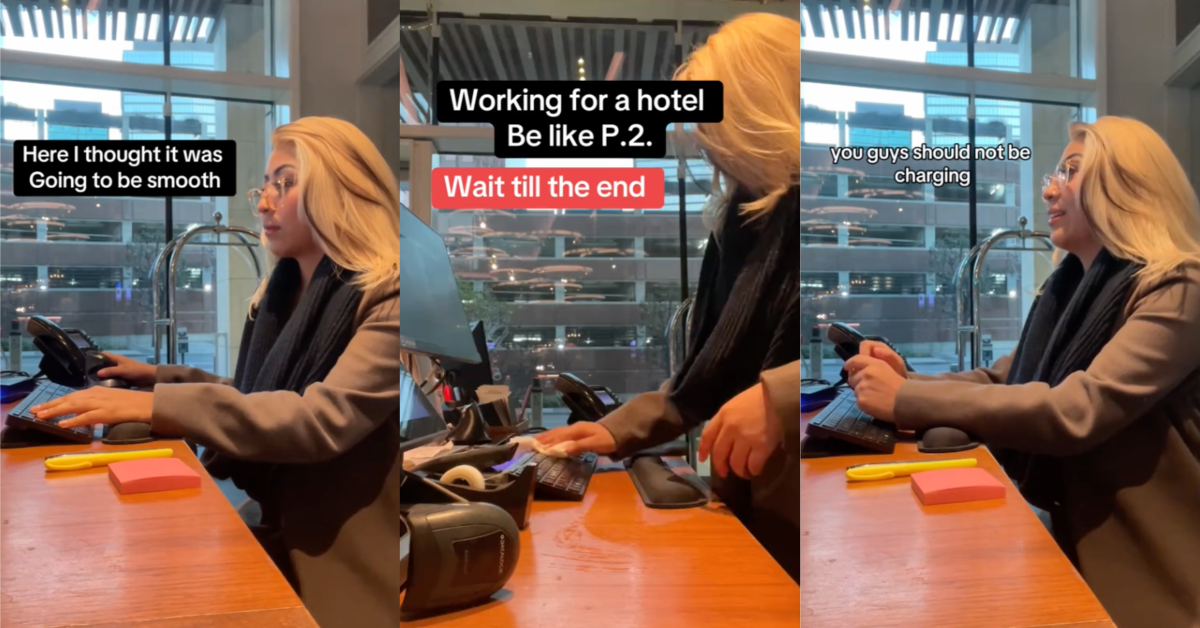 Rude Hotel Guest Swears At Employee And Refuses To Pay, But She Stood