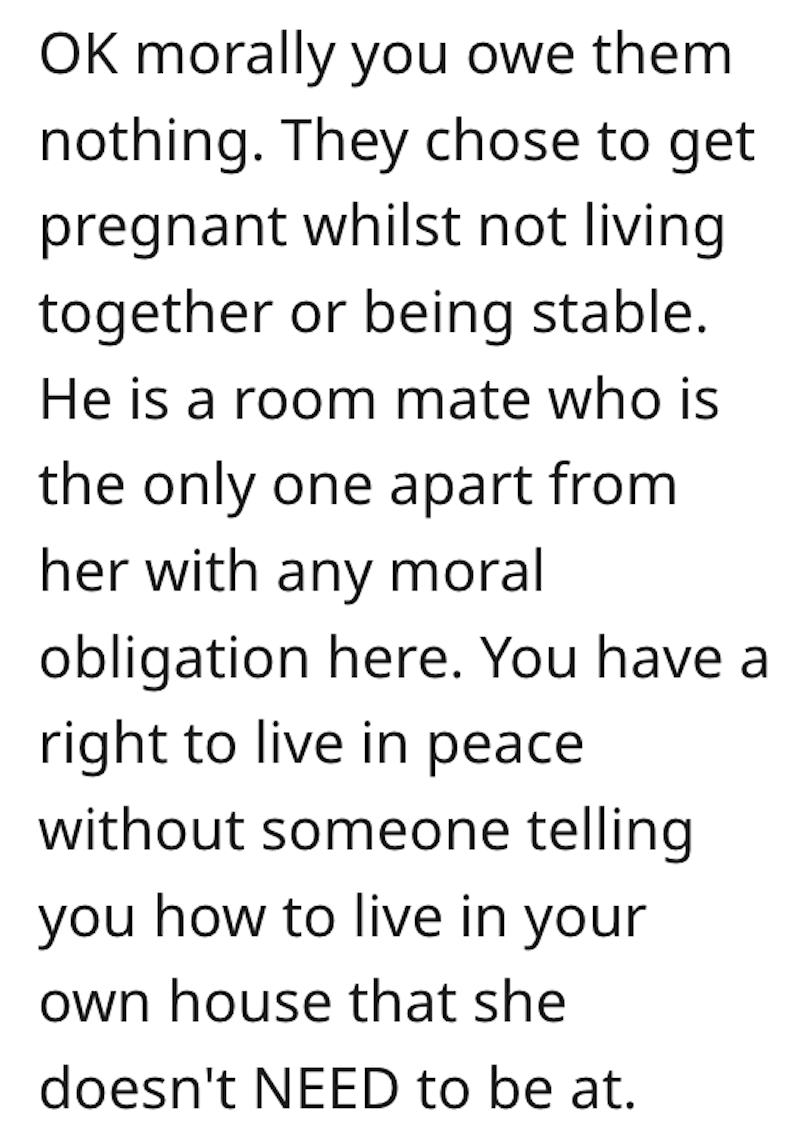 Roommate’s Pregnant Girlfriend Wants Guy To Stop Eating His Favorite Foods, So He Tells Her To