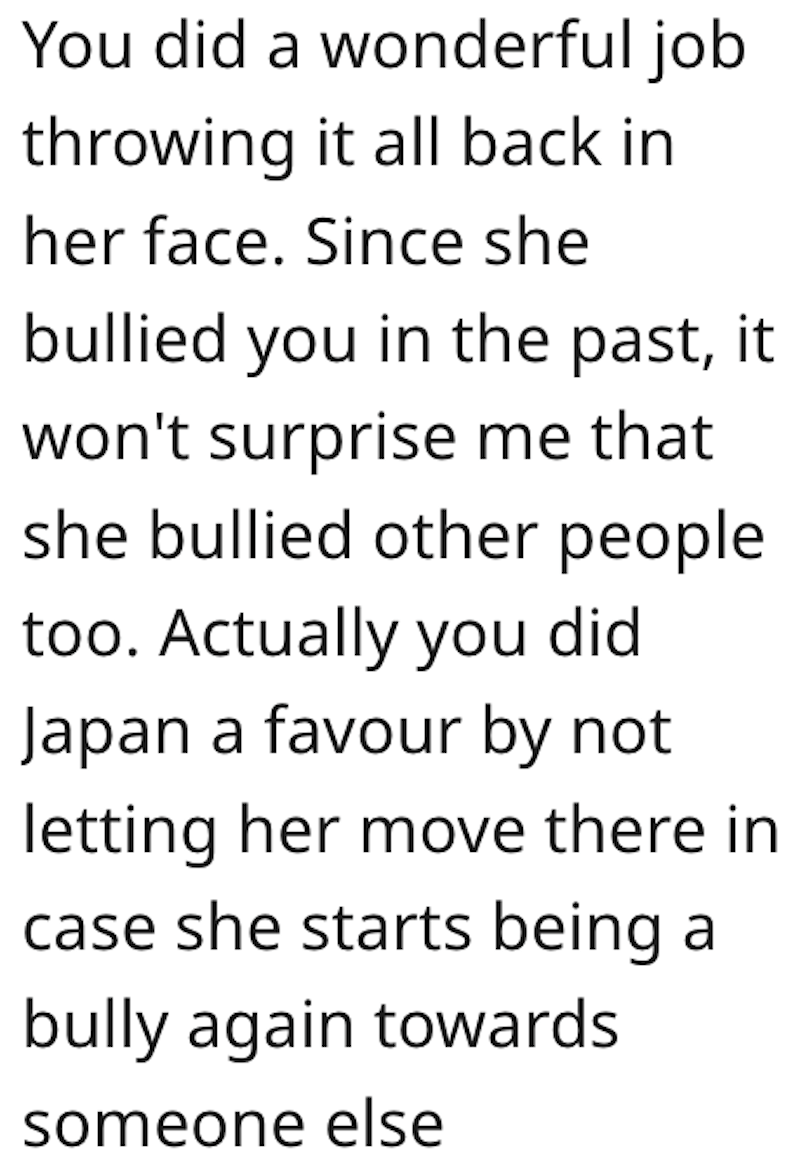 High School Bully Messages Her Former Victim For A Favor, But She’s