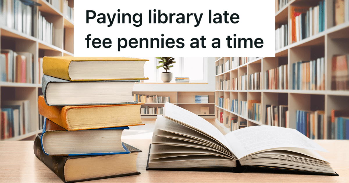 Library Patron Received A Notice That He Owed A Late Fee, But Instead