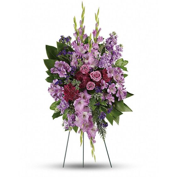 Standing Spray 1 Twisted Stem Flowers