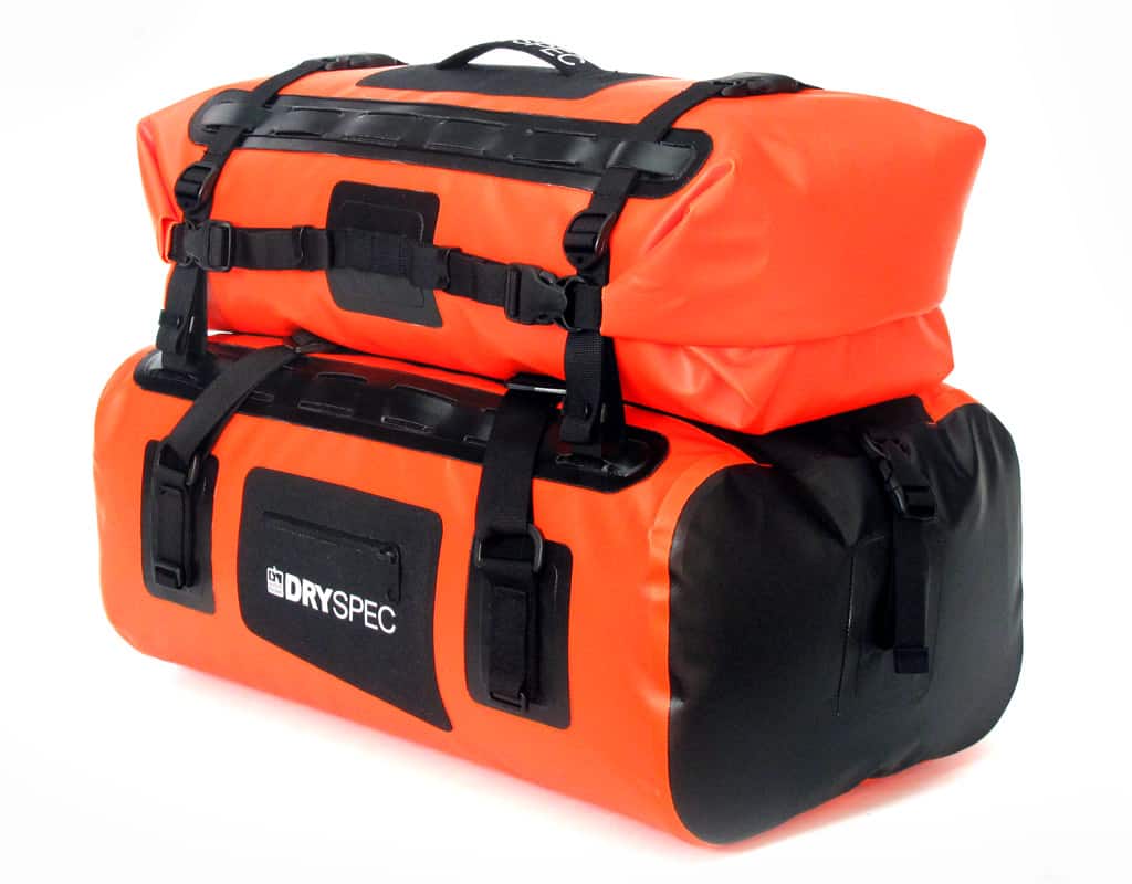 DrySpec D66 Waterproof Motorcycle Dry Bag Modular Packing System in