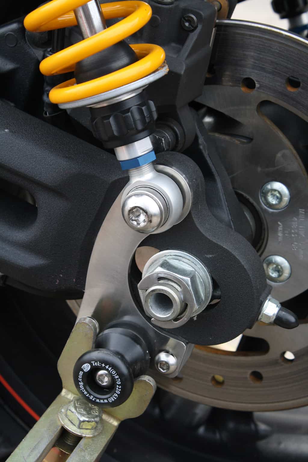 R&G Swingarm Spools Harley Davidson XR1200 '08'12