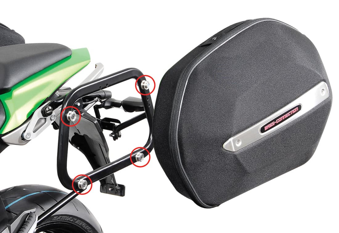 SWMOTECH Aero sidecase adapter for EVO Side Carriers Twisted Throttle