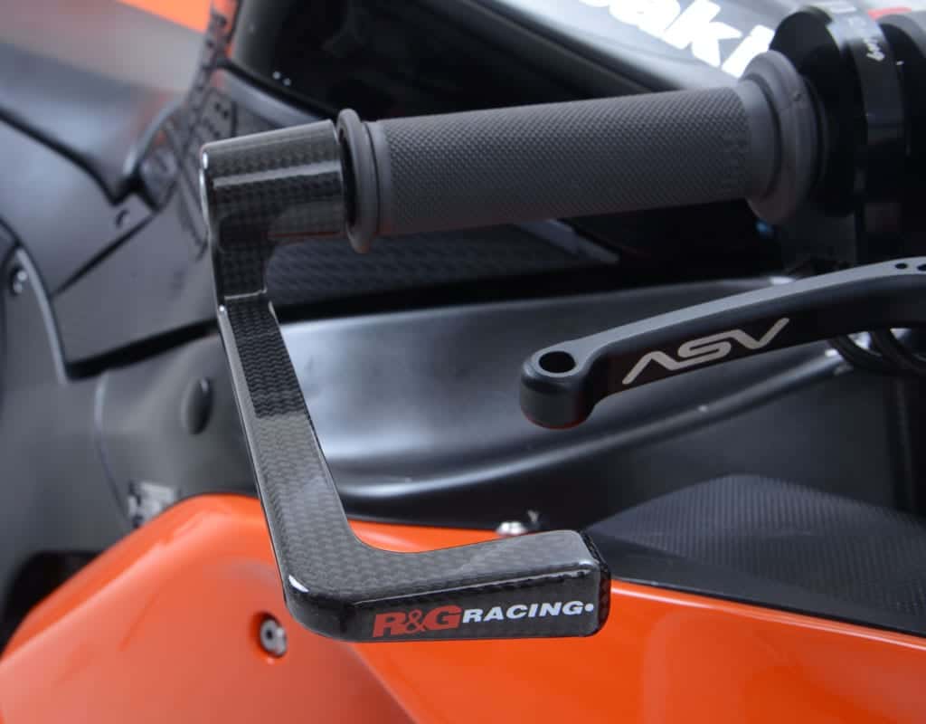 R&G Racing Carbon Fiber Brake Lever Guard for Kawasaki ZX6R '05'19