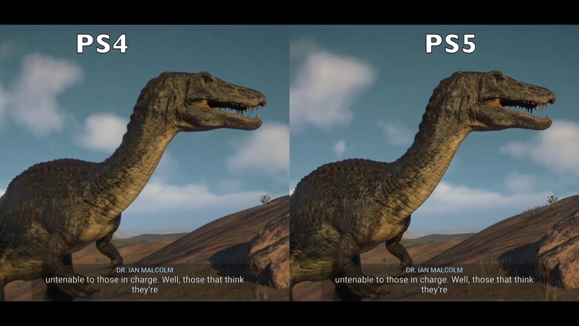 Jurassic World Evolution 2 PS4 vs. PS5 Comparison What Is The Major
