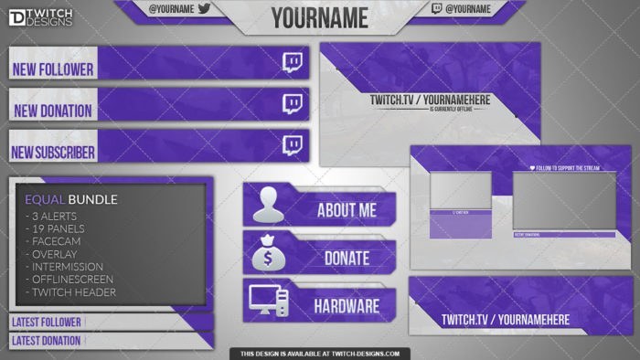 Equal Bundle Twitch Designs