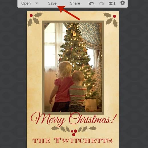 Cheap and Easy Christmas Cards Twitchetts