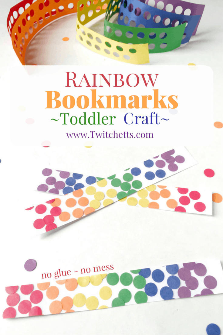 Rainbow Bookmarks Construction Paper Crafts for Kids Twitchetts