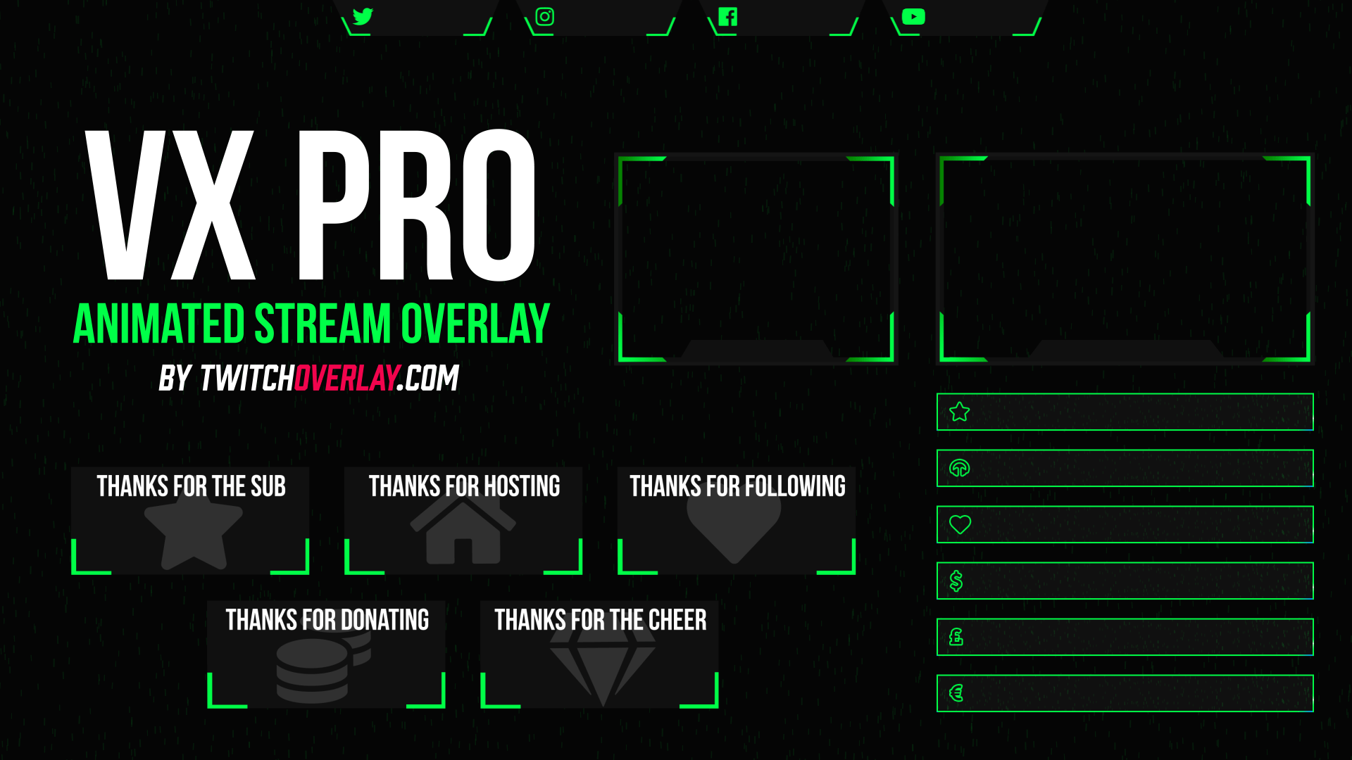 Top Twitch Templates, Overlays and Panels for 2019