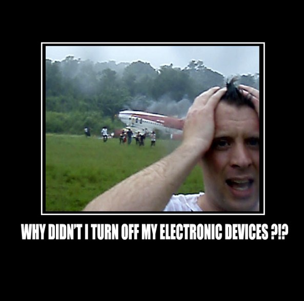 Why Didn’t I Turn Off My Electronic Devices? Political Incorrection