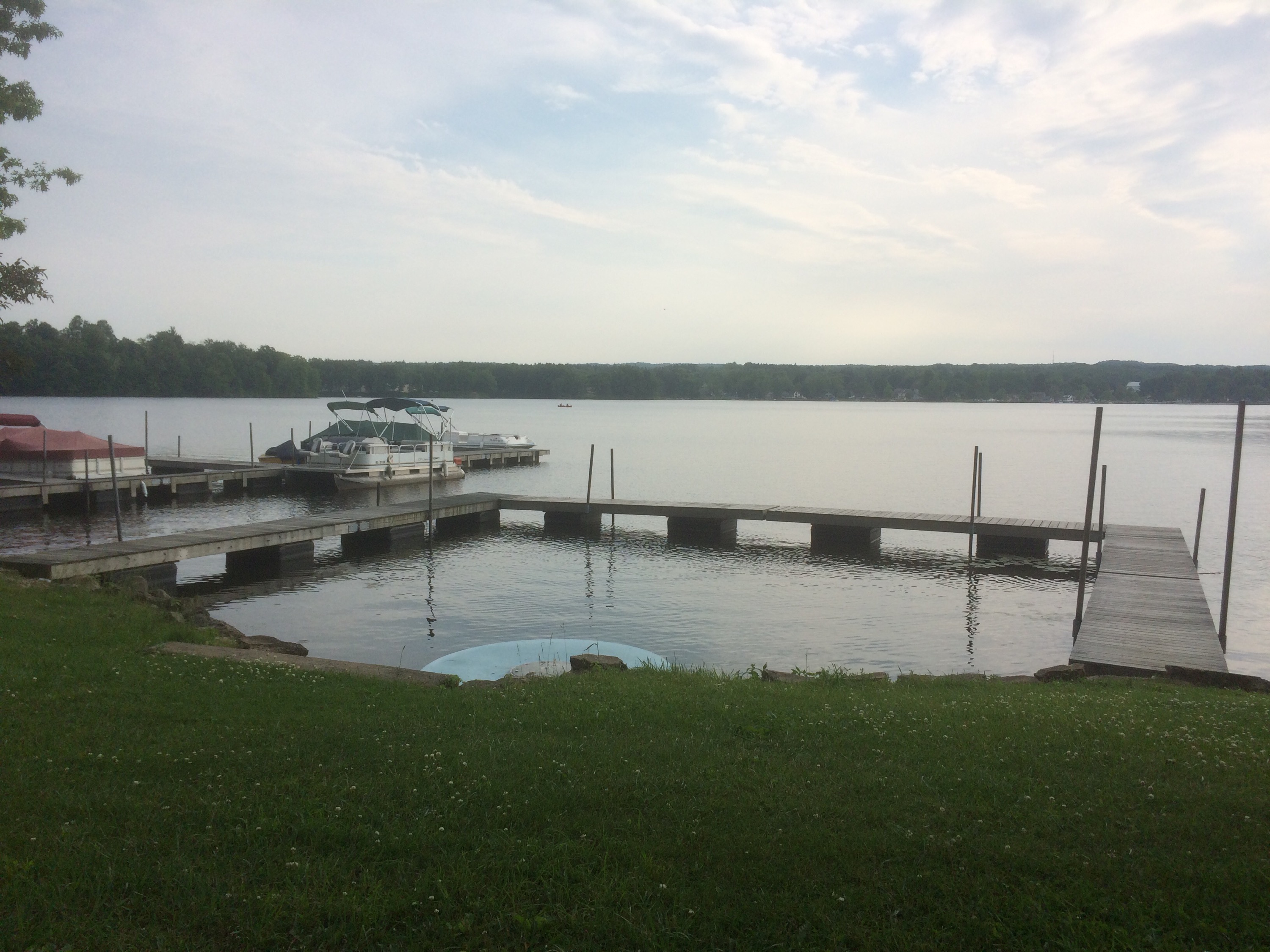 Camping beside Edinboro Lake Two 2 tandem