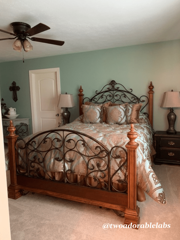 How To Design A Bedroom Using Mismatched Furniture Two Adorable Labs