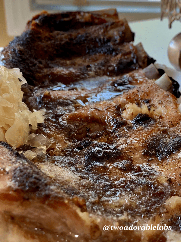 Sauerkraut, Spare Ribs, and Kielbasa Two Adorable Labs