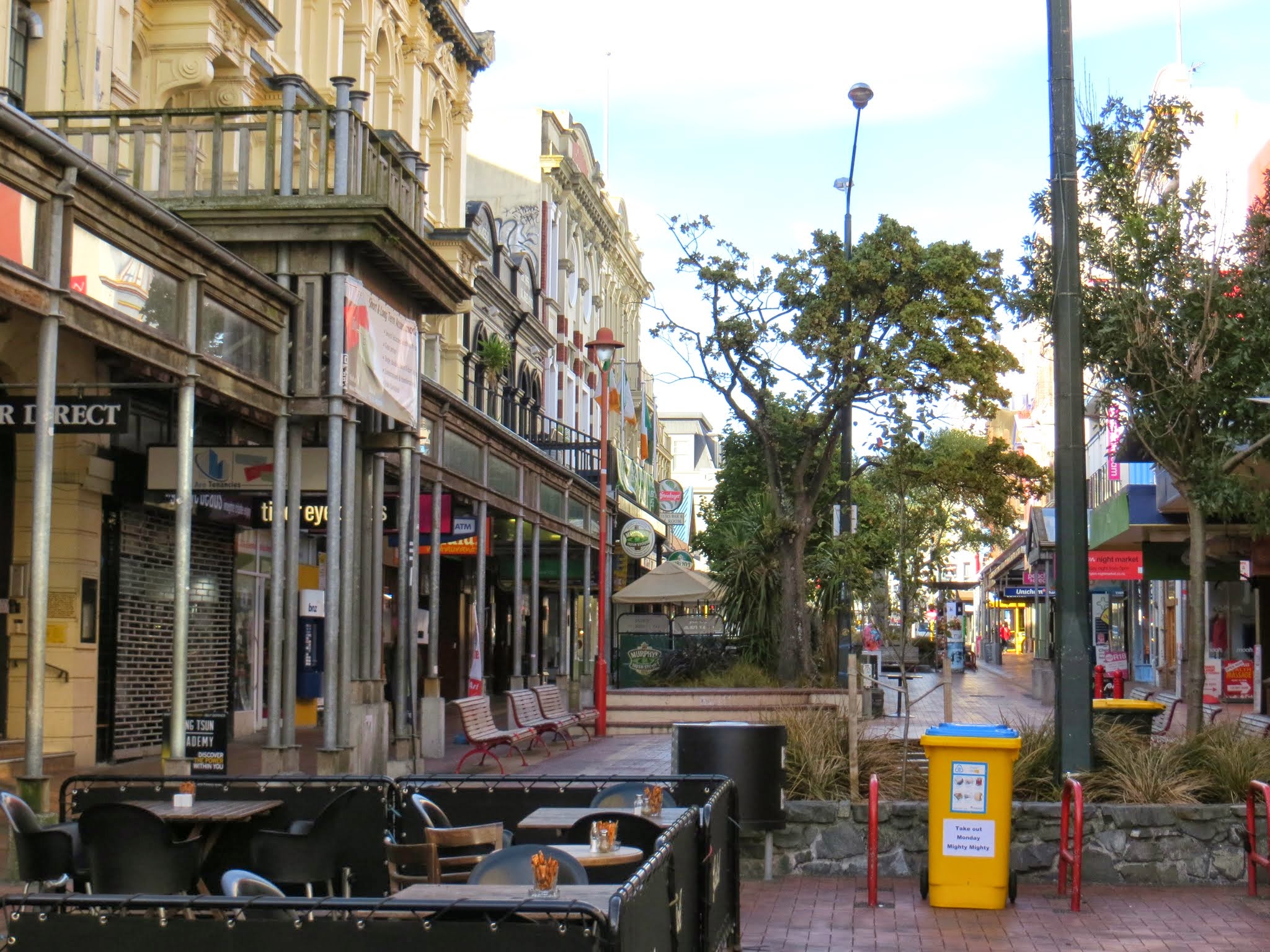 Cuba street in Wellington (we think). Two At Sea