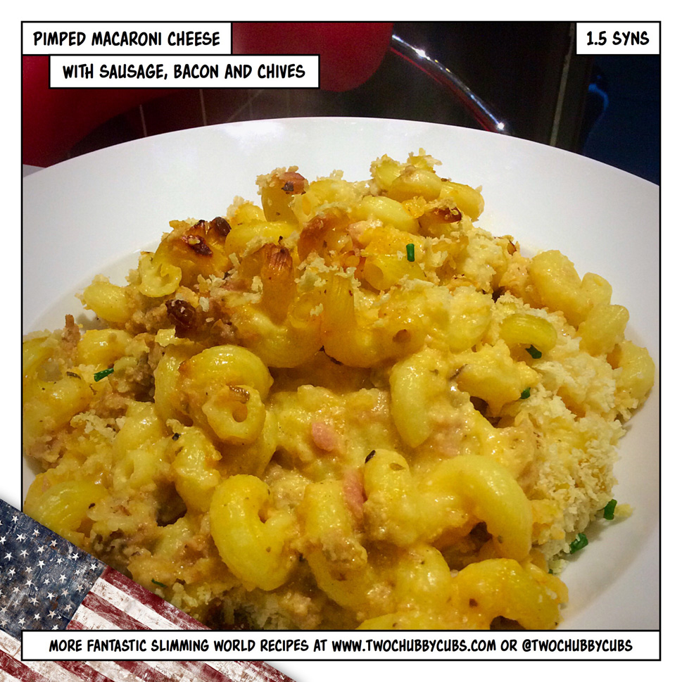 pimped macaroni cheese twochubbycubs