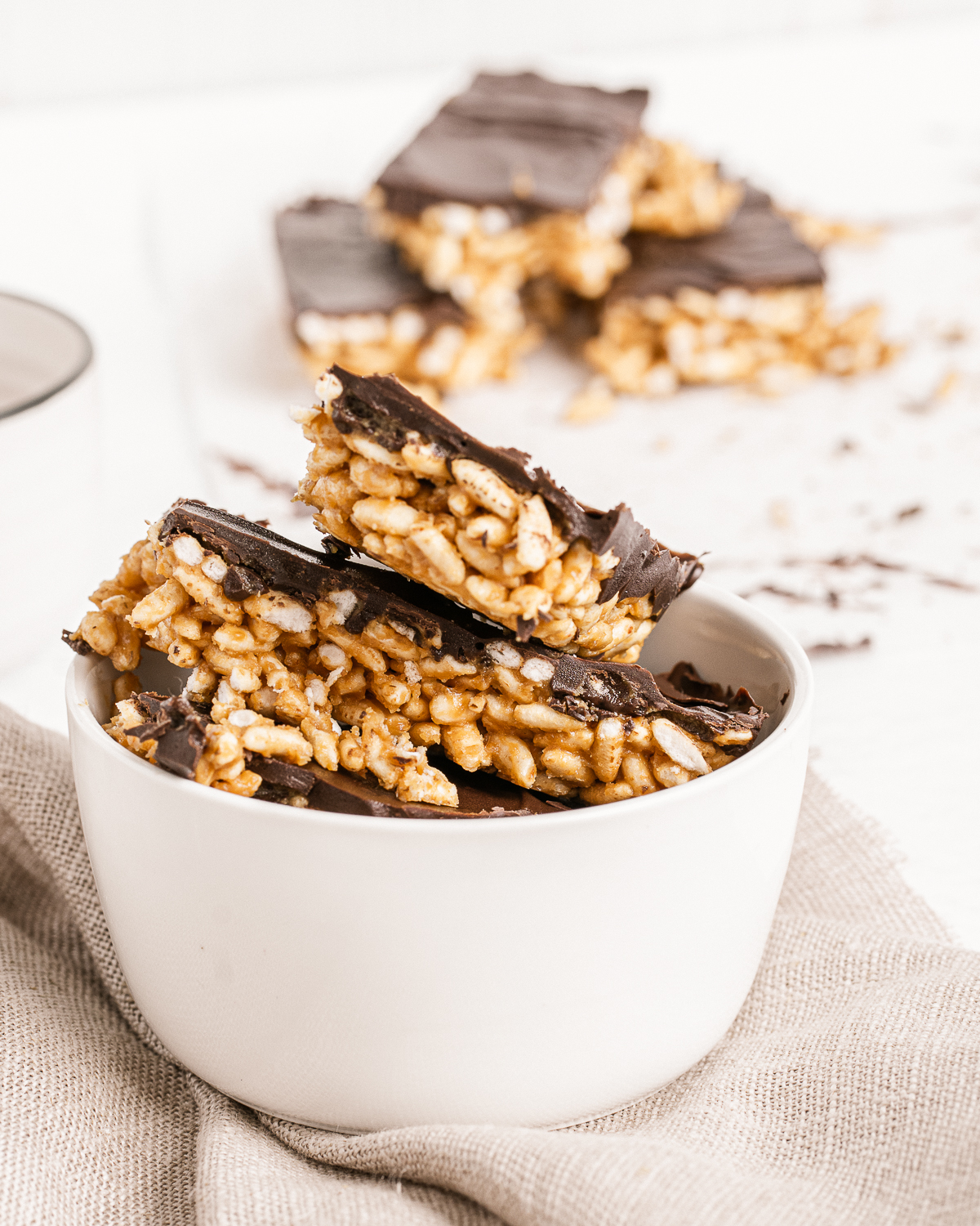 Vegan Chocolate Rice Crispy Treats Healthy & Delicious Party Treat!