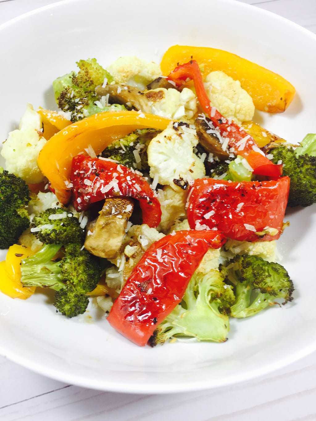 Healthy Roasted Vegetables with Garlic