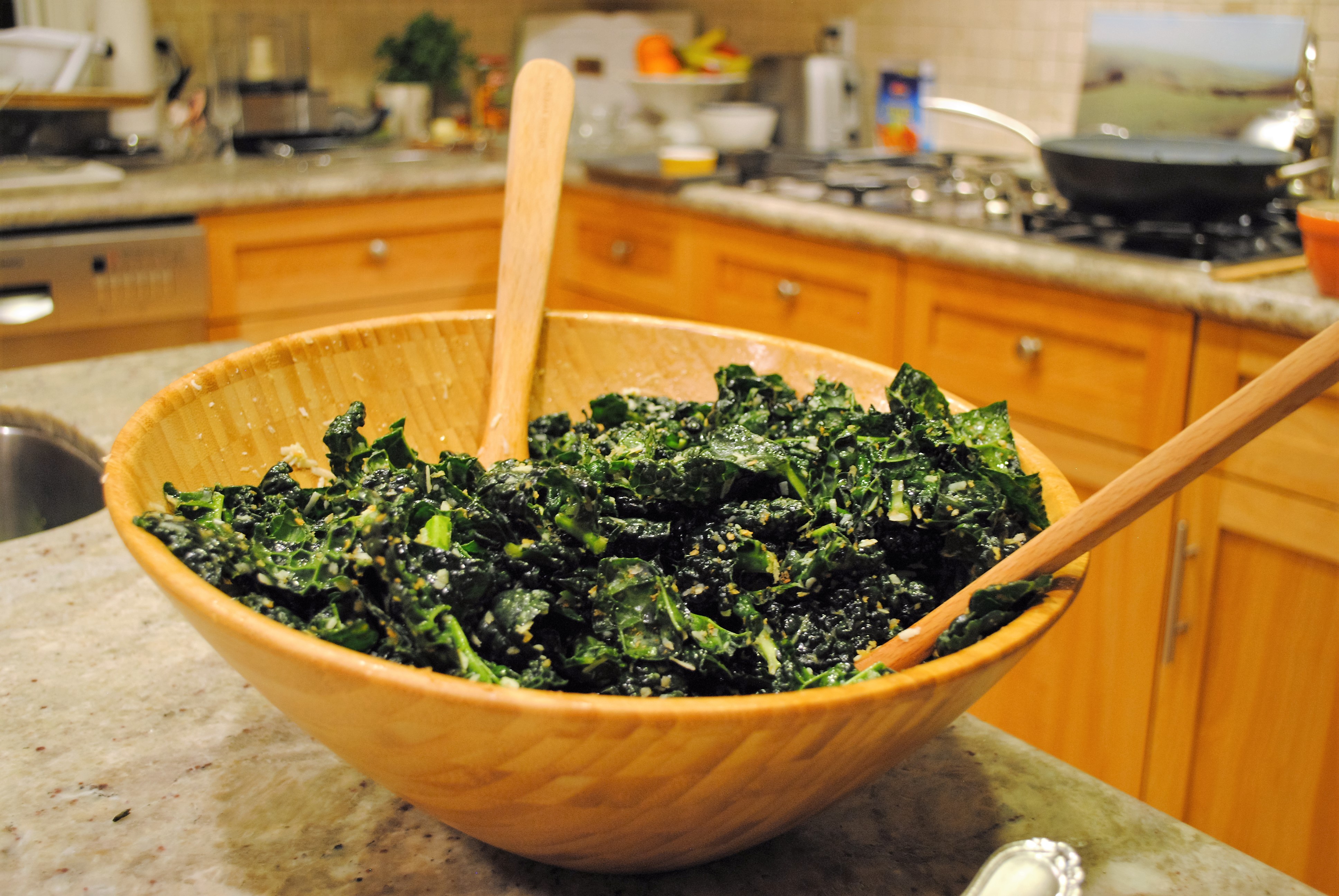 Kale Salad with Lemon Dressing Recipe Two Friends in a Kitchen