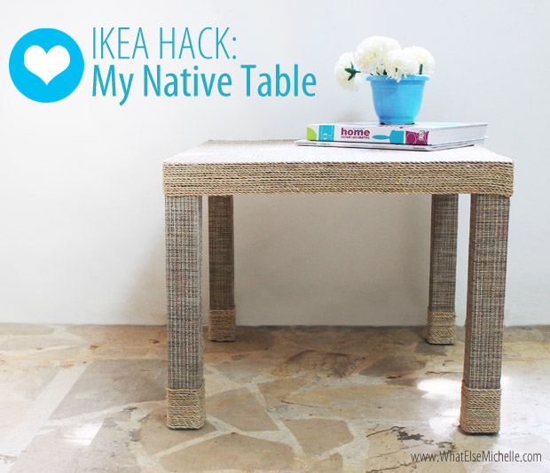 Ikea lack side table hack twoinspiredesign