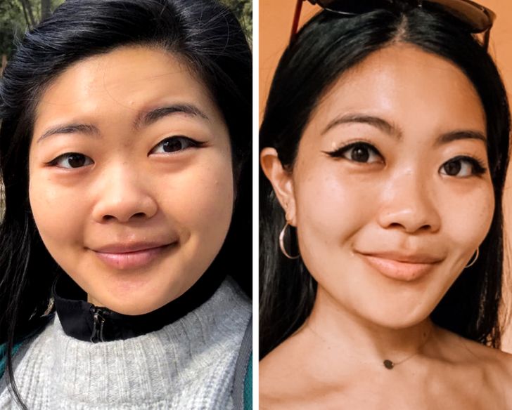 Jak zmienia się twarz po utracie wagi [20 zdjęć]