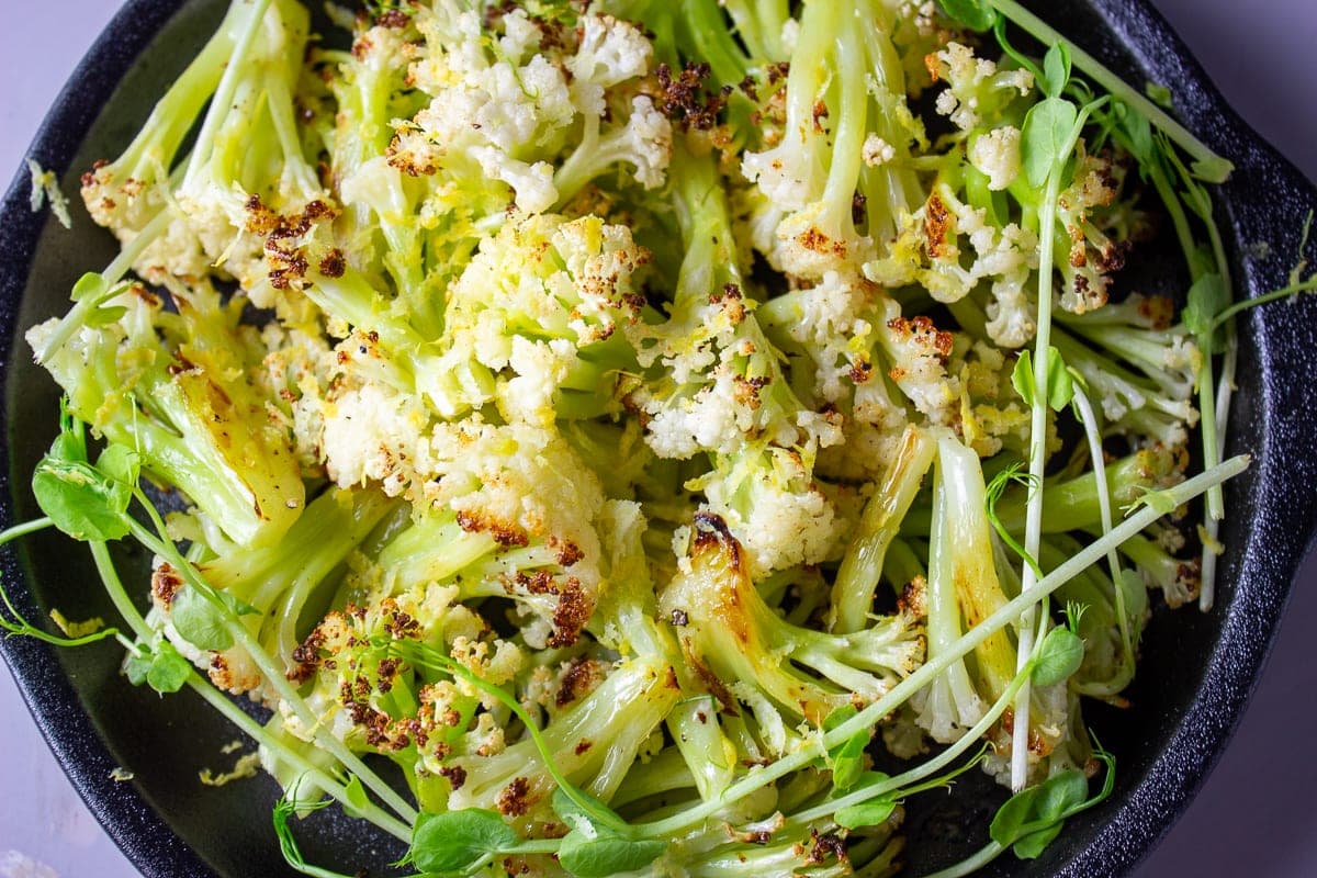 Baby Cauliflower Recipe (roasted) Two 🧐Kooks In The Kitchen