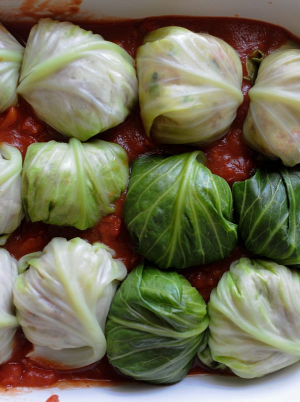 Italian Stuffed Cabbage Rolls Two Lucky Spoons