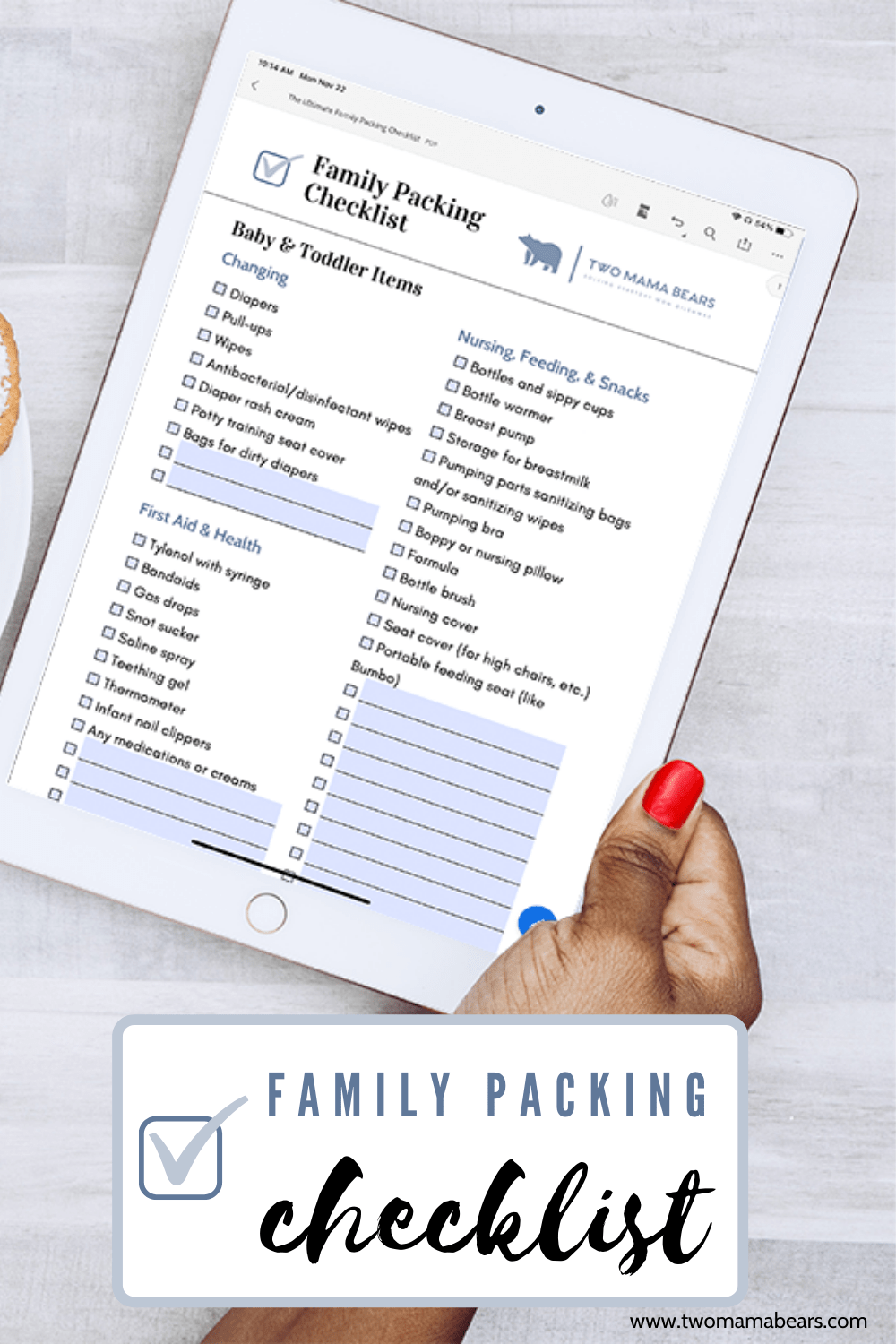 The Ultimate Family Packing Checklist for Traveling with Babies and Toddlers Two Mama Bears