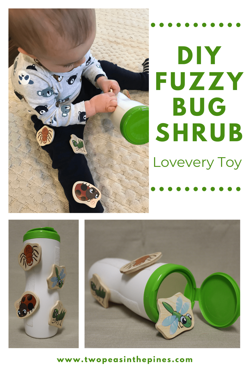 DIY Fuzzy Bug Shrub Two Peas In The Pines