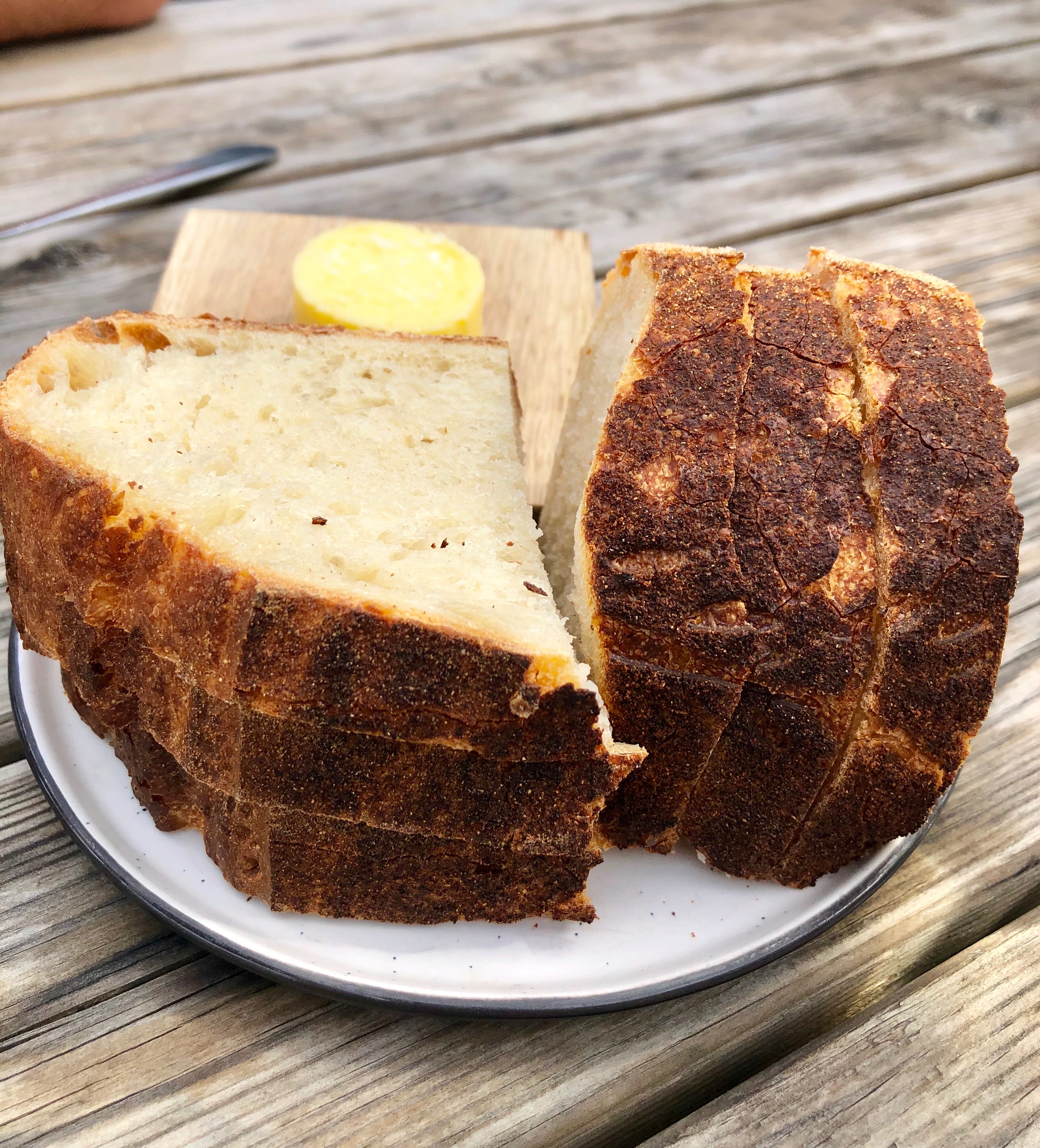 Small plates Bristol. Sourdough and cultured butter