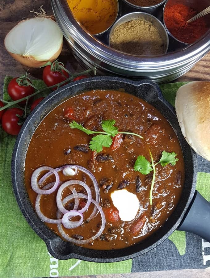 Instant Pot Rajma Indian Kidney Bean Curry Recipe