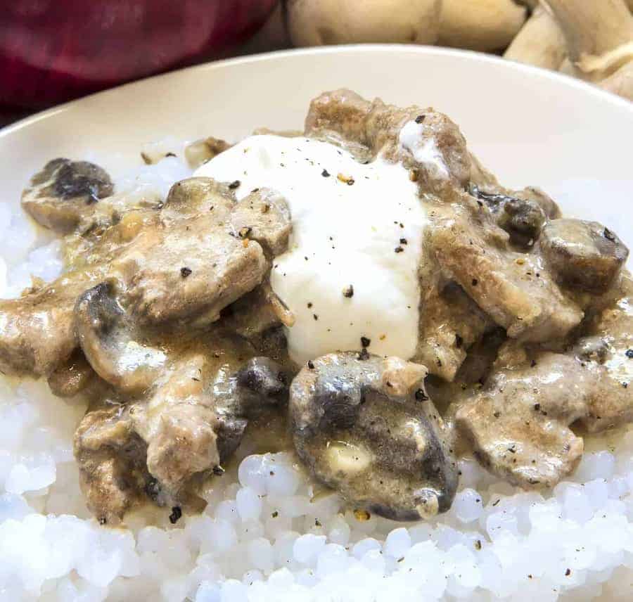 Instant Pot Low Carb Beef Stroganoff Pressure Cooker Stroganoff Two