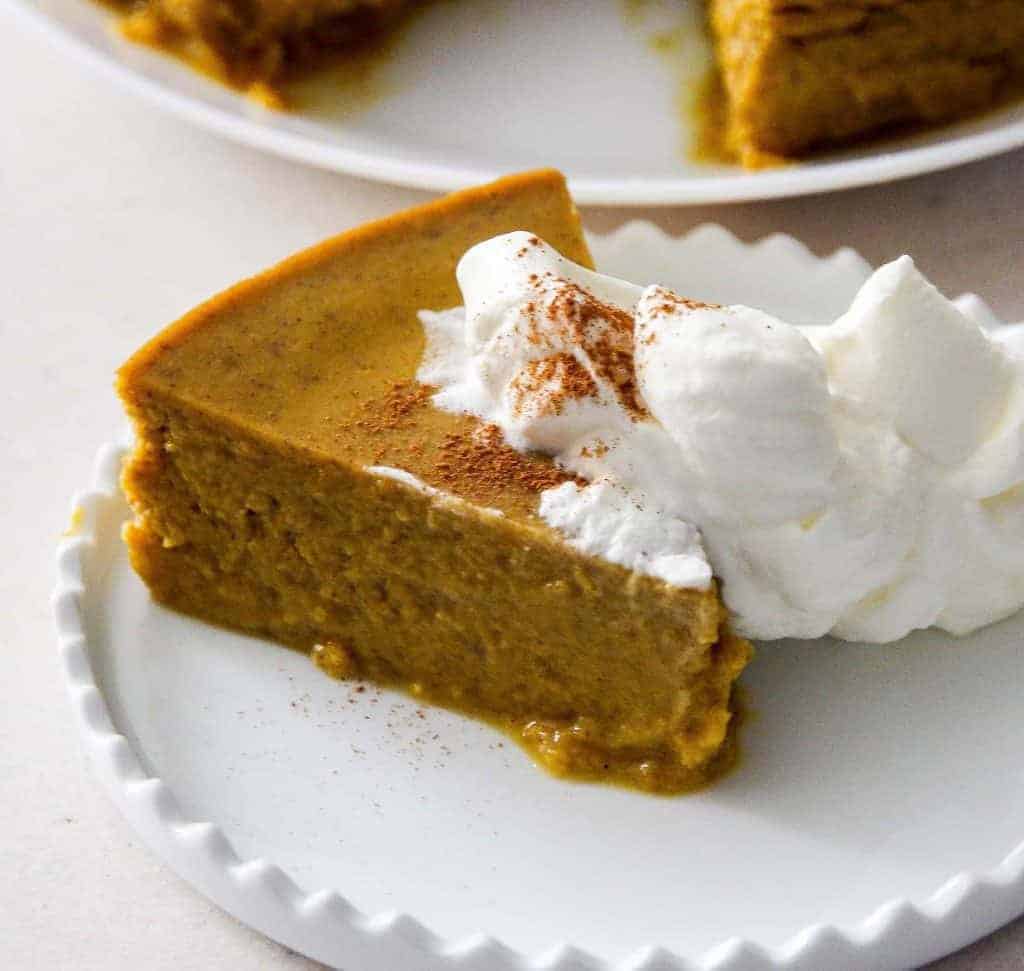 Pressure Cooker Keto Low Carb Pumpkin Pie Pudding Two Sleevers