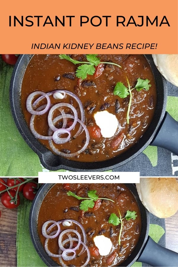 Instant Pot Rajma Indian Kidney Bean Curry Recipe